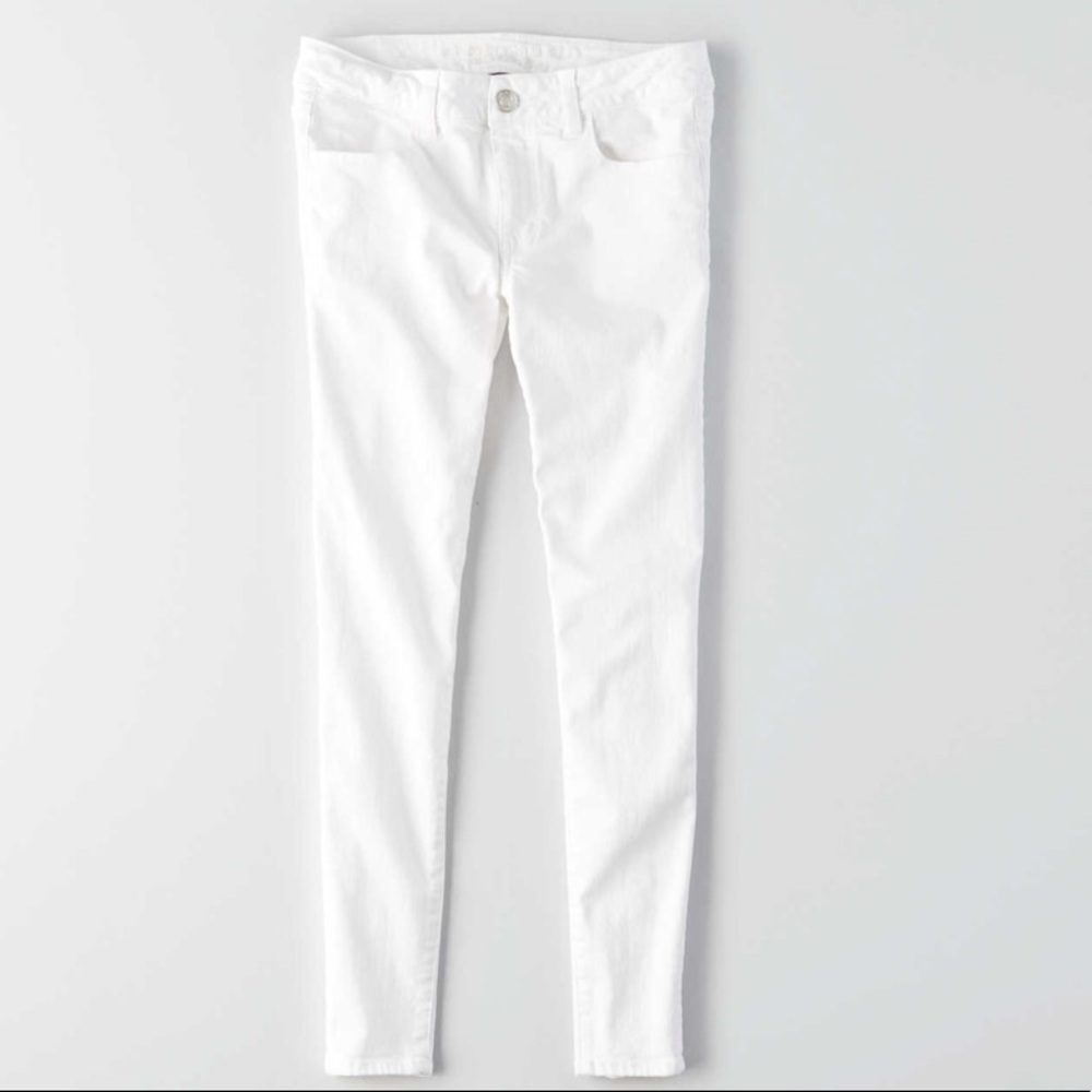 American Eagle White Jeggings